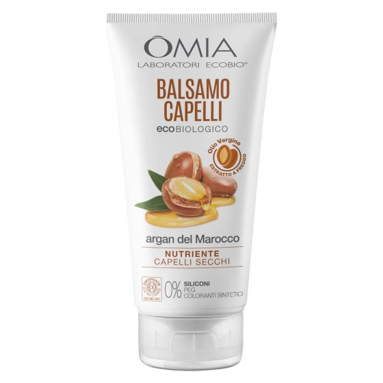 Omia Balsamo Capelli Ecobiologico Argan del Marocco - Flacone da 180ml Omia Balsamo Capelli Ecobiologico Argan del Marocco - Flacone da 180ml