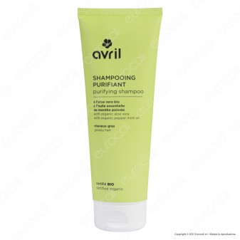Avril Shampoo Purificante per Capelli Grassi con Olio Essenziale di