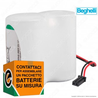 Saft Batteria Al Litio 7,2V 2LSH 20 ER-D Torcia D con Connettore
