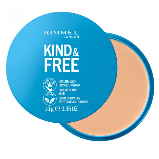 Rimmel London Kind&Free Cipria Compatta Bio Vegana Cruelty-Free a Rimmel London Kind&Free Cipria Compatta Bio Vegana Cruelty-Free a