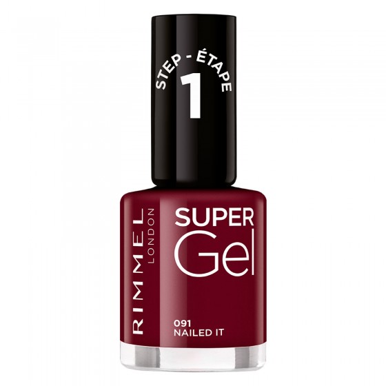 Rimmel London Super Gel Nail Polish Step 1 Smalto per Unghie a Lunga Rimmel London Super Gel Nail Polish Step 1 Smalto per Unghie a Lunga