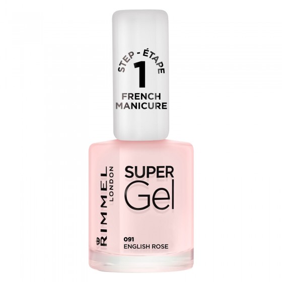 Rimmel London Super Gel Nail Polish Step 1 French Manicure Smalto per Rimmel London Super Gel Nail Polish Step 1 French Manicure Smalto per