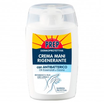 Prep Crema Mani Rigenerante Dermoprotettiva con Antibatterico e Oli
