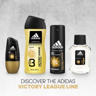 Adidas Victory League Stimulating Shower Gel Bagnoschiuma 3in1 -