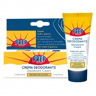 Prep Crema Deodorante per Qualsiasi tipo di Pelle - Flacone da 35ml