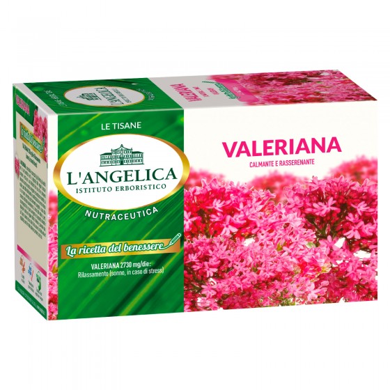 L'Angelica La Ricetta del Benessere Tisana Valeriana Vegan Senza L'Angelica La Ricetta del Benessere Tisana Valeriana Vegan Senza