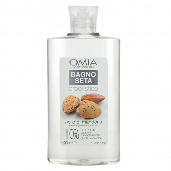 Omia Bagno Seta Erboristico Gel Doccia all'Olio di Mandorla - Flacone