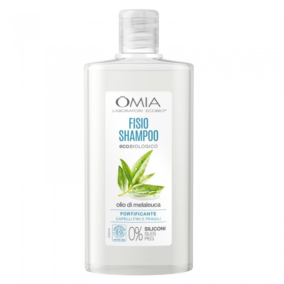 Omia Fisio Shampoo Ecobiologico Olio di Melaleuca - Flacone da 200ml Omia Fisio Shampoo Ecobiologico Olio di Melaleuca - Flacone da 200ml