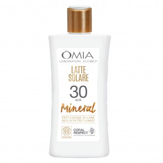 Omia Latte Solare SPF 30 Mineral a Protezione Alta - Flacone da 200ml