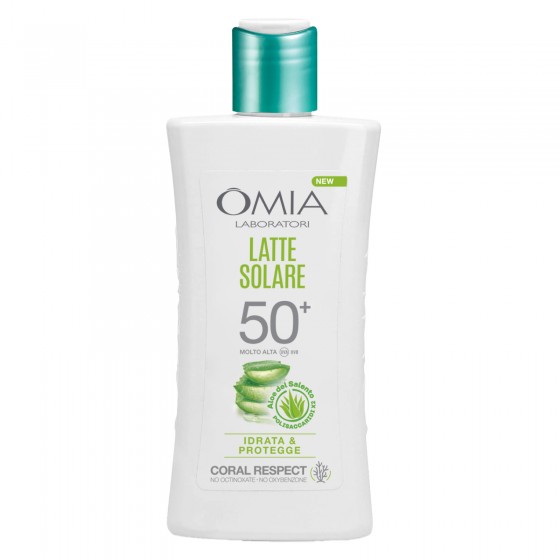 Omia Latte Solare SPF 50+ a Protezione Molto Alta con Aloe Vera del Omia Latte Solare SPF 50+ a Protezione Molto Alta con Aloe Vera del