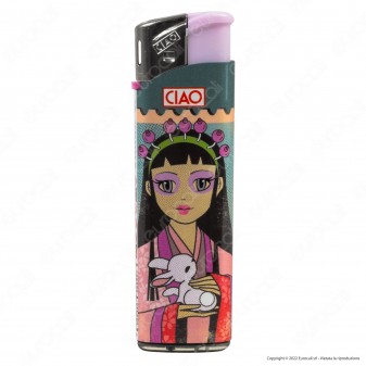 Ciao Accendino Elettronico Fantasia China Pop - Serie da 5 Accendini