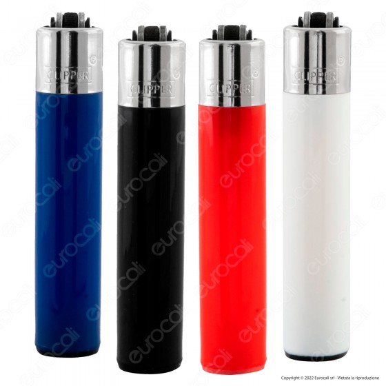 Clipper Classic Slim Color Accendino Colorato Tinta Unita - Serie da Clipper Classic Slim Color Accendino Colorato Tinta Unita - Serie da