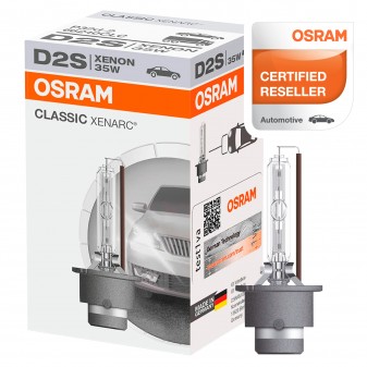 Osram Classic Xenarc Auto Xenon 35W Fari Xeno 85V - Lampadina D2S