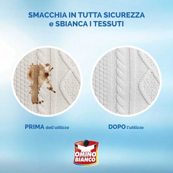 Omino Bianco Sbianca Lana Cotone e Seta - Confezione da 5 Bustine
