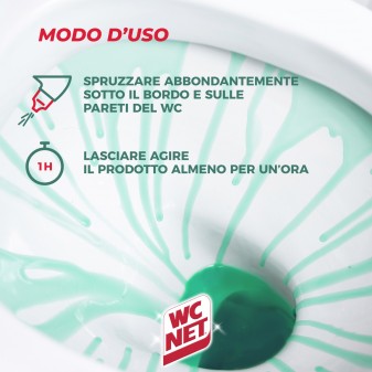 WC Net Disincrostante Gel Presidio Medico Chirurgico - Flacone da