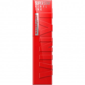 Maybelline New York SuperStay Vinyl Ink Tinta Labbra Colore 25 Red Hot