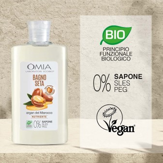 Omia Laboratoires Bagno Seta Gel Doccia Nutriente Bagnoschiuma con