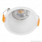 V-Tac VT-925 Portafaretto Rotondo Fisso da Incasso per Lampadine GU10