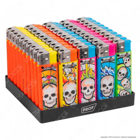 SmokeTrip Color Accendino Elettronico Large Fantasia Skull Elements - SmokeTrip Color Accendino Elettronico Large Fantasia Skull Elements -