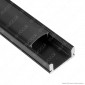 V-Tac VT-8113 Profilo in Alluminio Nero per Strisce LED Lunghezza 2