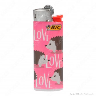 Bic Mini J25 Accendino Piccolo Fantasia Riccio - Serie da 5 Accendini