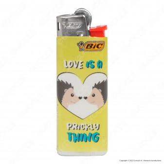 Bic Mini J25 Accendino Piccolo Fantasia Riccio - Serie da 5 Accendini