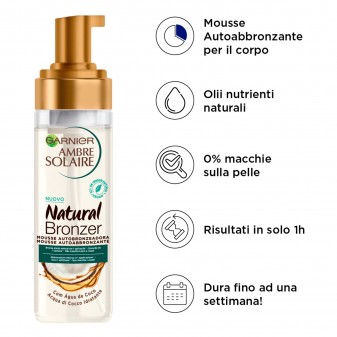 Garnier Ambre Solaire Natural Bronzer Mousse Autoabbronzante -