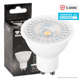 V-Tac VT-292 Lampadina LED GU10 7.5W Faretto Spotlight SMD Chip