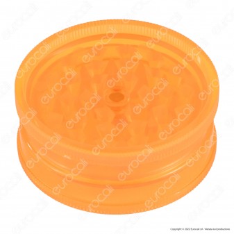 Grinder Tritatabacco 2 Parti in Plastica Trasparente Colorata