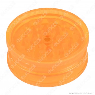 Grinder Tritatabacco 2 Parti in Plastica Trasparente Colorata