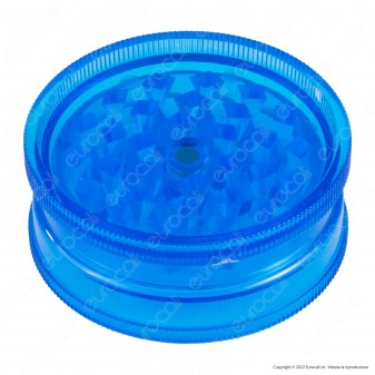 Grinder Tritatabacco 2 Parti in Plastica Trasparente Colorata