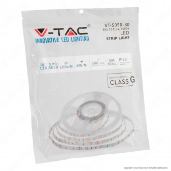 V-Tac VT-5050-30 Striscia LED Flessibile 30W SMD Monocolore 30