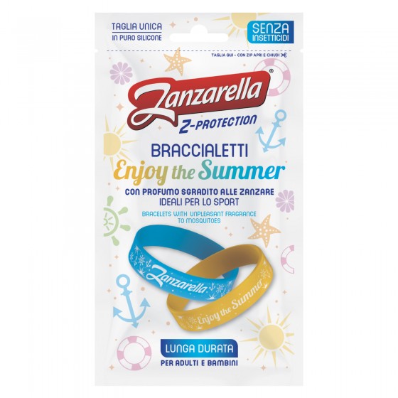 Zanzarella Z-Protecion Braccialetti Enjoy the Summer con Profumo Zanzarella Z-Protecion Braccialetti Enjoy the Summer con Profumo