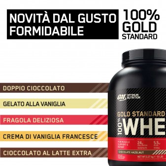 Optimum Nutrition Gold Standard 100% Whey Proteine Isolate in Polvere