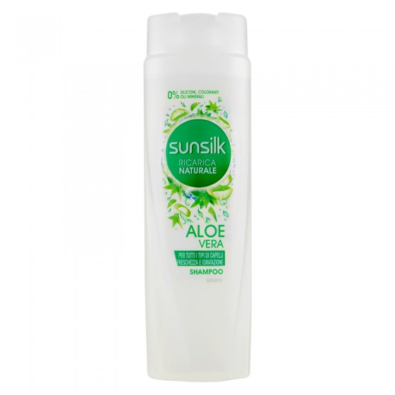 Sunsilk Ricarica Naturale Shampoo Aloe Vera per Tutti i Tipi di Sunsilk Ricarica Naturale Shampoo Aloe Vera per Tutti i Tipi di