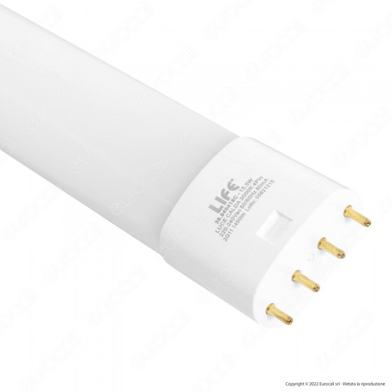 Life Lampadina LED 2G11 4 Pin 16W Tubolare SMD - mod. 39.940416C / Life Lampadina LED 2G11 4 Pin 16W Tubolare SMD - mod. 39.940416C /