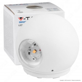 V-Tac VT-836 Lampada LED da Muro 4W Wall Light Bianca con