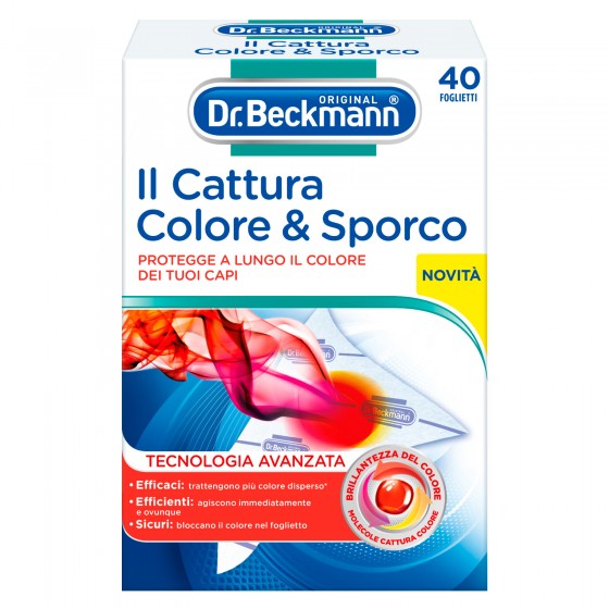 Dr. Beckmann Il Cattura Colore e Sporco per Bucato in Lavatrice - Dr. Beckmann Il Cattura Colore e Sporco per Bucato in Lavatrice -