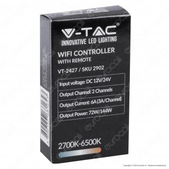 V-Tac Smart VT-2427 Controller Dimmer Changing Color Wi-Fi per