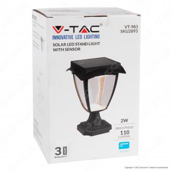 V-Tac VT-983 Lampada LED da Giardino 2W Stand Light 2in1 IP65 SMD