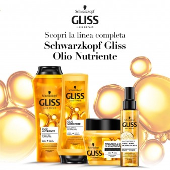 Schwarzkopf Gliss Hair Repair Olio Nutriente Shampoo per Capelli