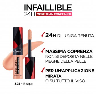 L'Oréal Paris Infaillible 24h More Than Concealer Correttore Liquido