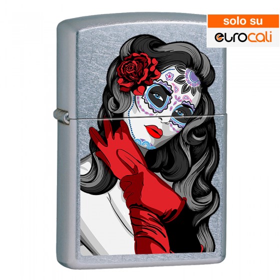 Zippo Accendino a Benzina Ricaricabile ed Antivento con Fantasia Zippo Accendino a Benzina Ricaricabile ed Antivento con Fantasia