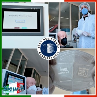 Sicura Protection 20 Mascherine Protettive Colore Azzurro Filtranti