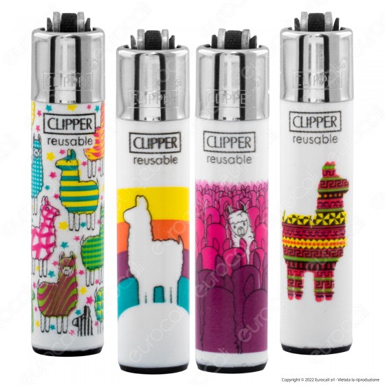 Clipper Micro Accendino Piccolo Fantasia Tribal Days 1 - Serie da 4 Clipper Micro Accendino Piccolo Fantasia Tribal Days 1 - Serie da 4