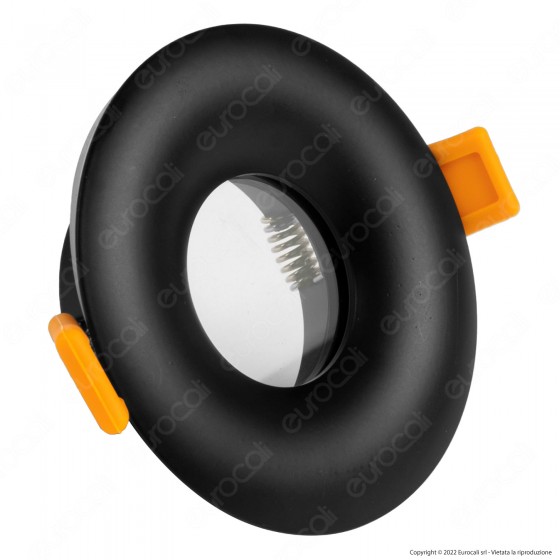 Kanlux Droxy Portafaretto Rotondo Fisso da Incasso per Lampadine GU10 Kanlux Droxy Portafaretto Rotondo Fisso da Incasso per Lampadine GU10