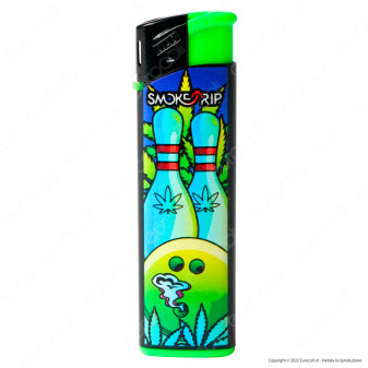 SmokeTrip Large Accendino Elettronico Grande Fantasia Luna Park -