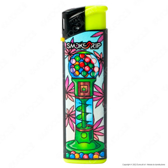 SmokeTrip Large Accendino Elettronico Grande Fantasia Luna Park -