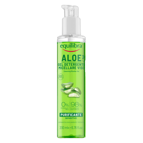Equilibra Aloe 3+ Gel Detergente Micellare Viso Purificante Adatto Equilibra Aloe 3+ Gel Detergente Micellare Viso Purificante Adatto
