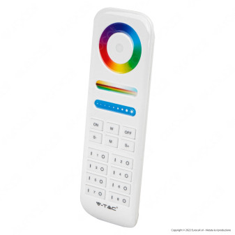 V-Tac VT-2438 Telecomando Touch Wireless per Controller e Dimmer di Strisce LED RGB+W Changing